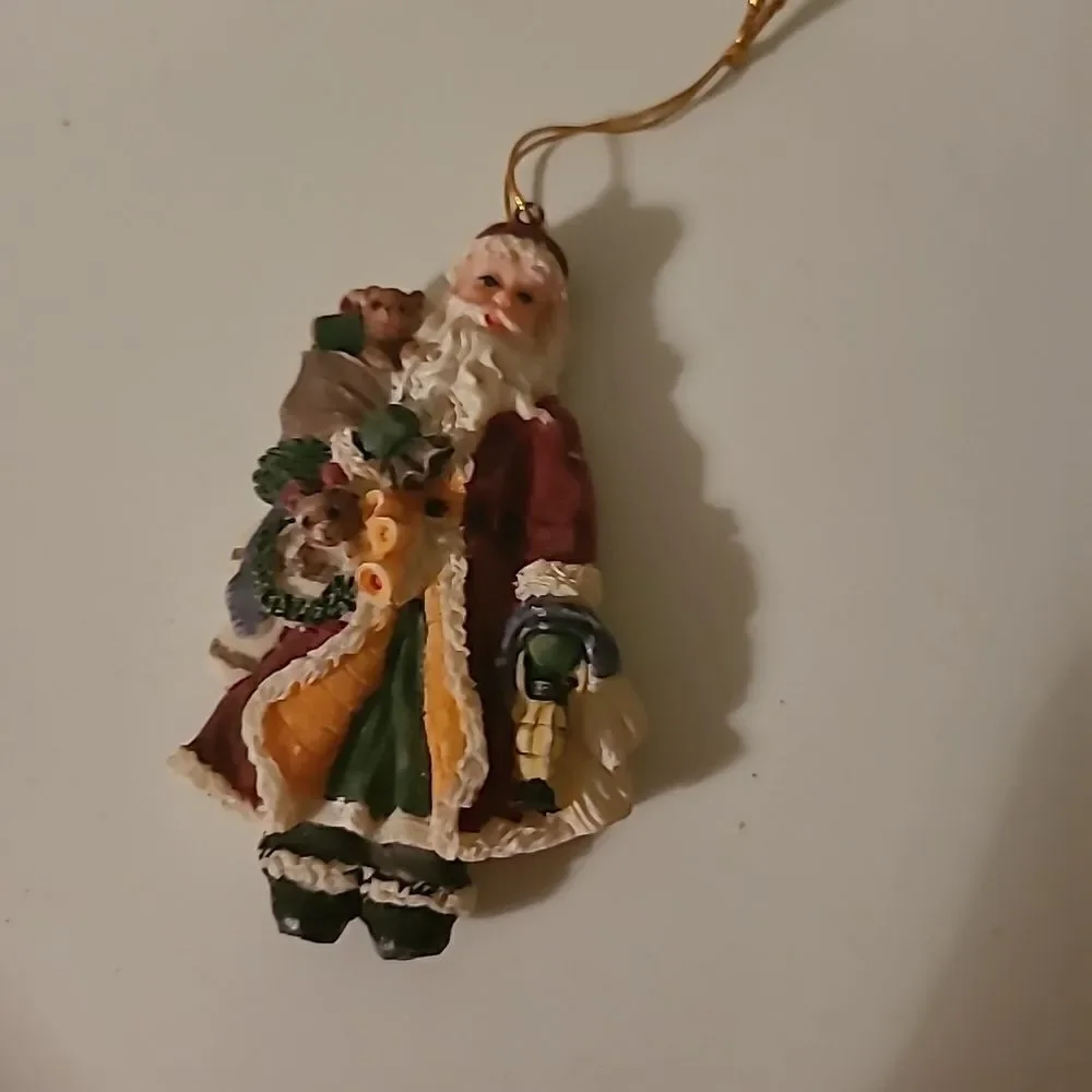 Vintage Santa Ornament #6
